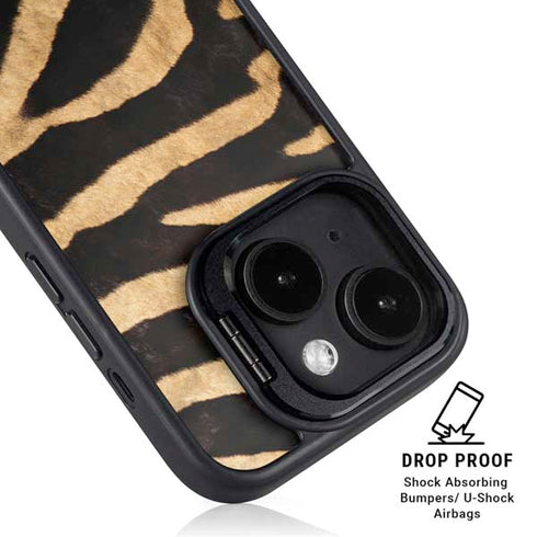 Zebra iPhone 14 Kickstand Case